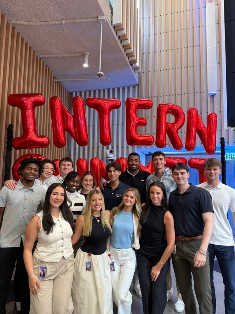 Presenting during the Adobe internship